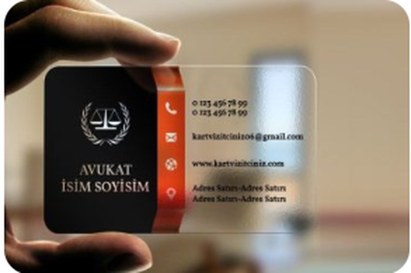 Tarjetas plásticas transparentes con textura arena