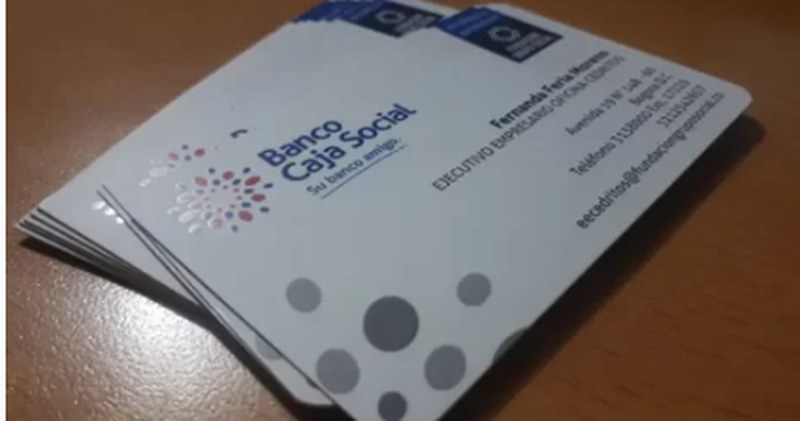 Tarjetas de presentación corporativas impresas ambas caras